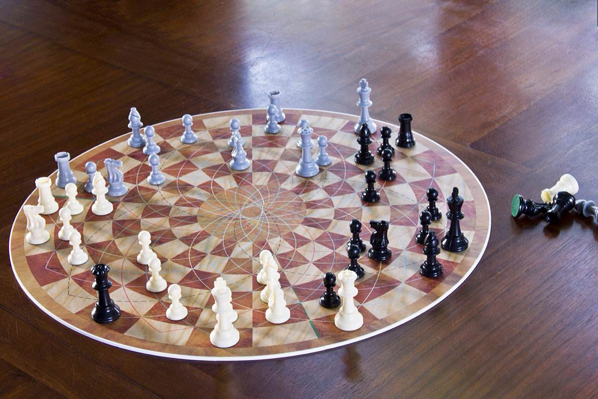3-Man Chess Set