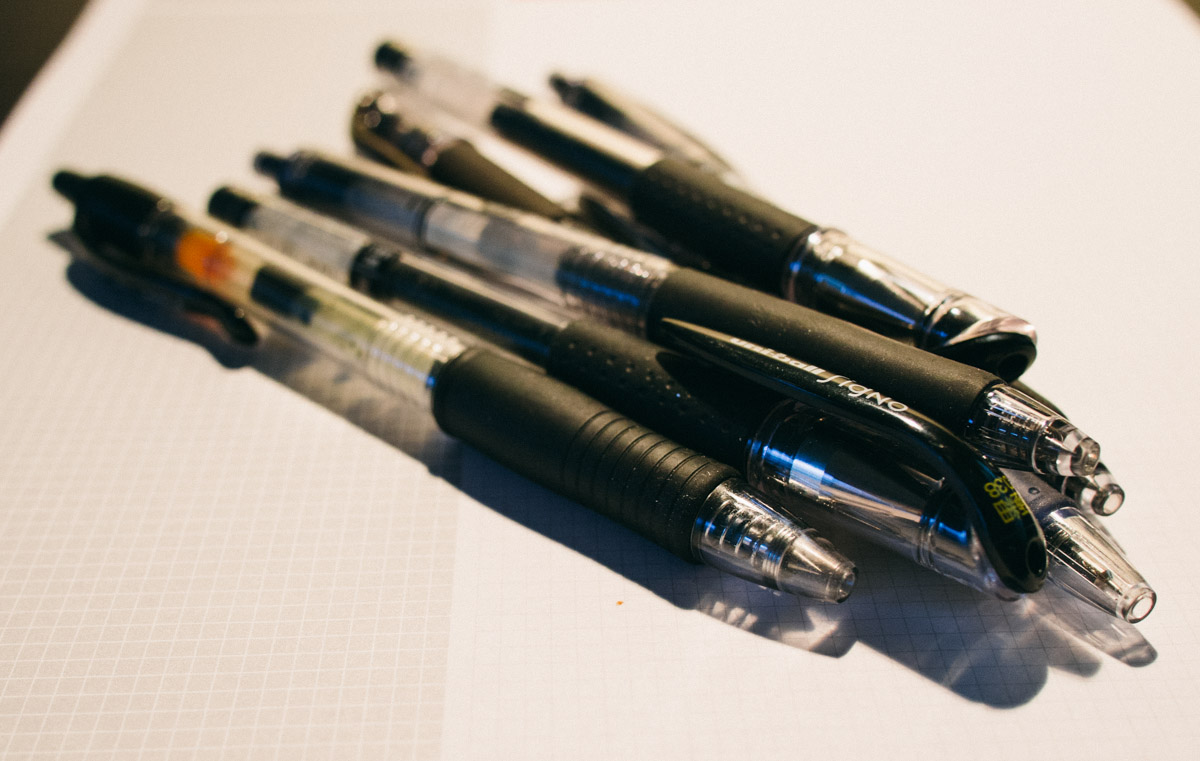Fine-Tip Gel Ink Pens Fine-Tip Gel Ink Pens