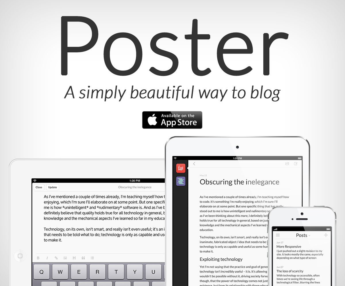 Featured Sponsor: Poster — a WordPress Blog Editor for iOS